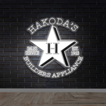 Hakoda's Builders Appliance - Premium Neon Artwork