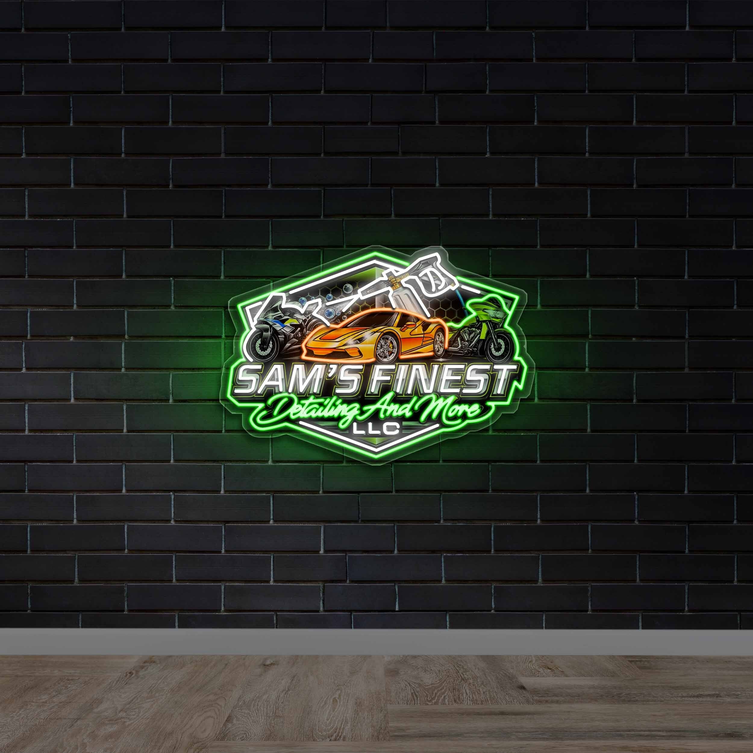 Sam’s Finest - Premium Neon Artwork