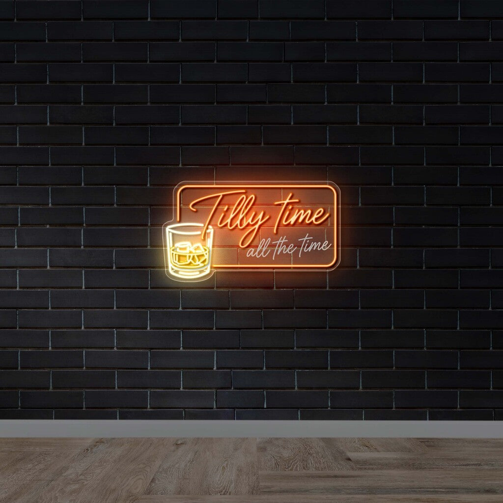 Tilly Time All The Time - Premium Neon Artwork