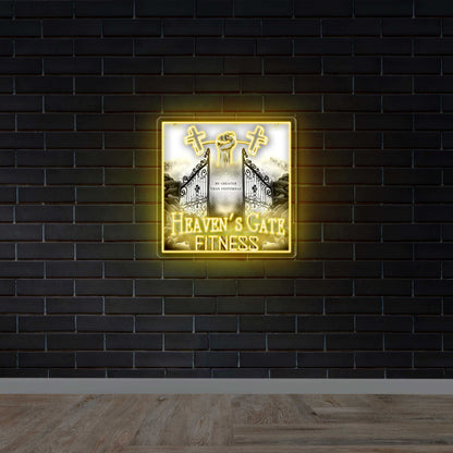 Heaven's Gate Fitness - Premium Neon Artwork
