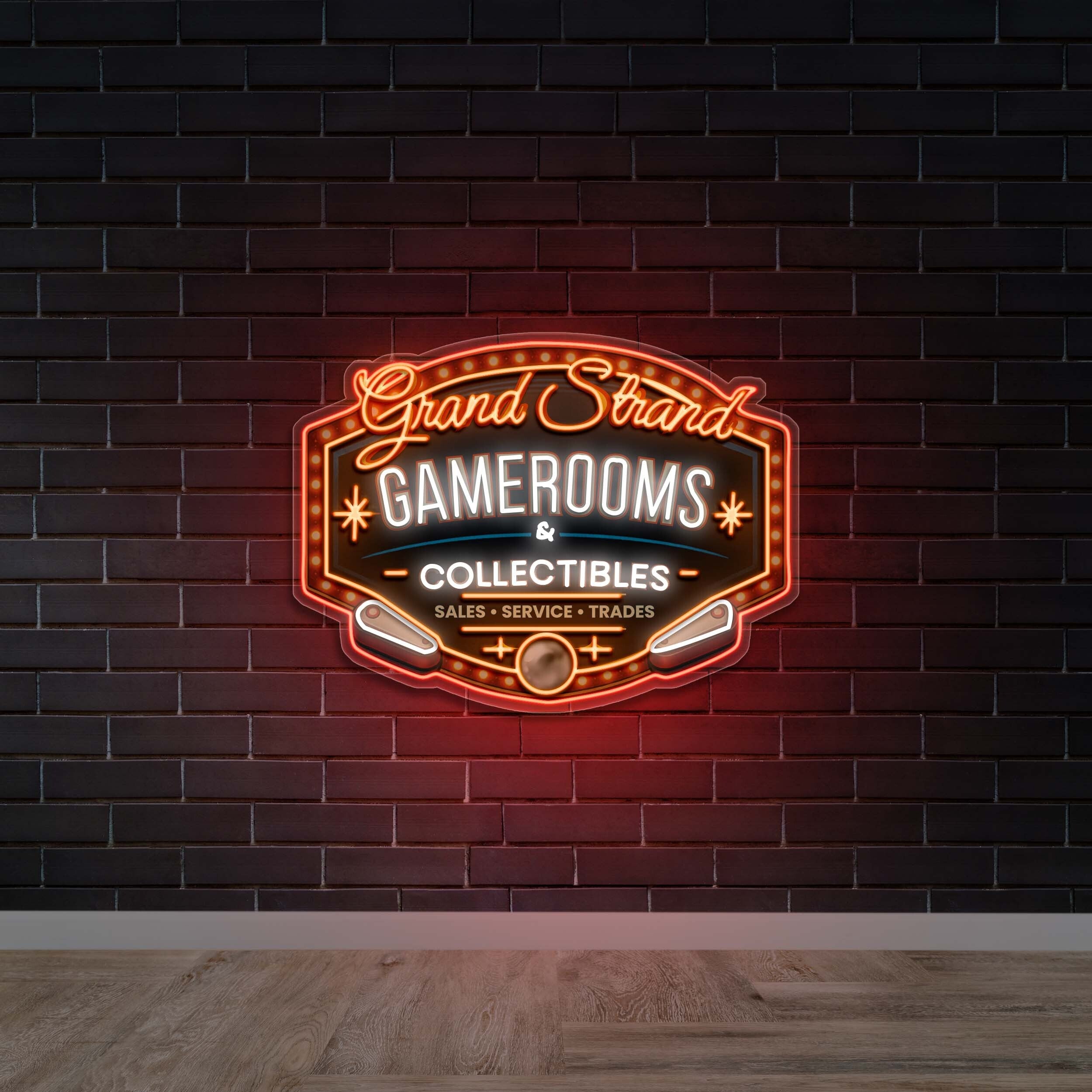GAME ROOMS & Collectibles - Premium Neon Artwork
