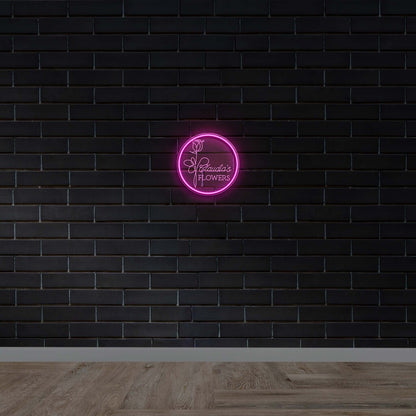 Claudia's Flowers - Premium Neon Artwork