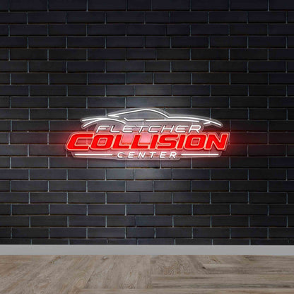 Fletcher Collision Center - Premium Neon Artwork