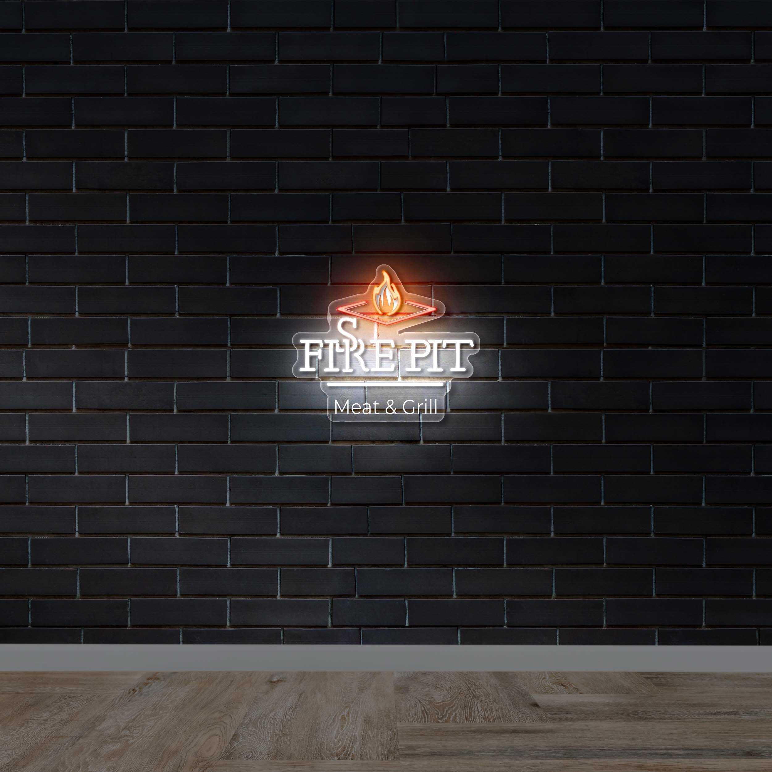Fire Pit - Premium Neon Artwork