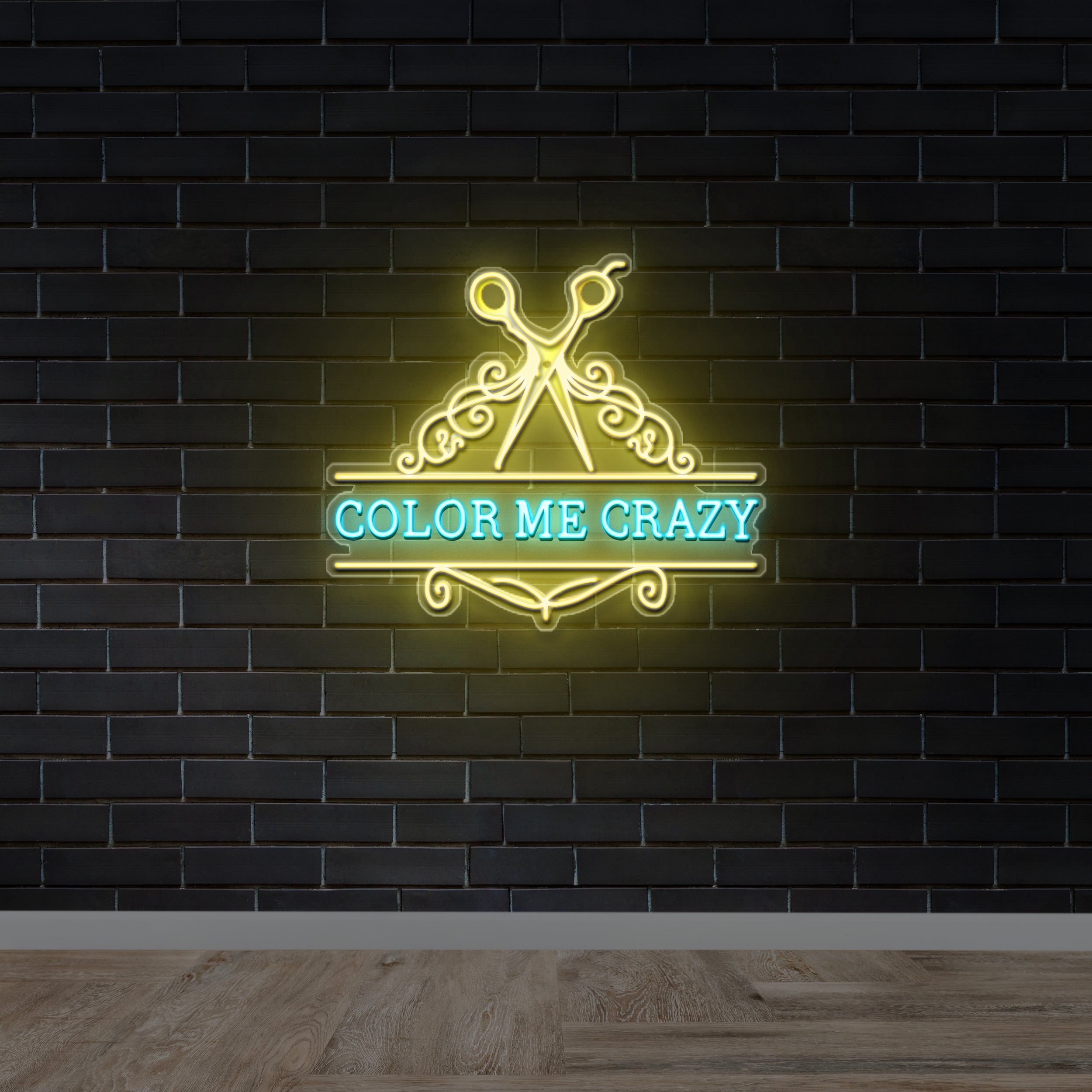 COLOR ME CRAZY - Premium Neon Artwork