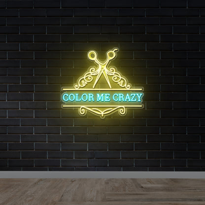 COLOR ME CRAZY - Premium Neon Artwork