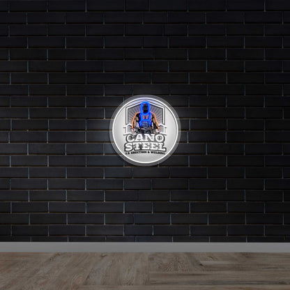 Cano Steel S.S. Erection & Welding - Premium Neon Artwork