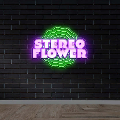 Stereo Flower - Premium Neon Artwork