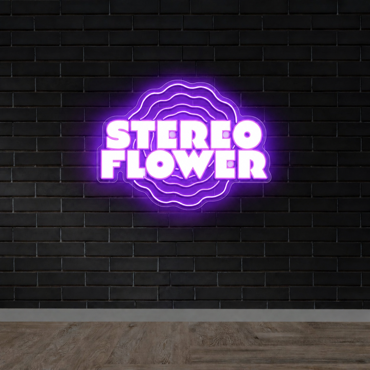 Stereo Flower - Premium Neon Artwork