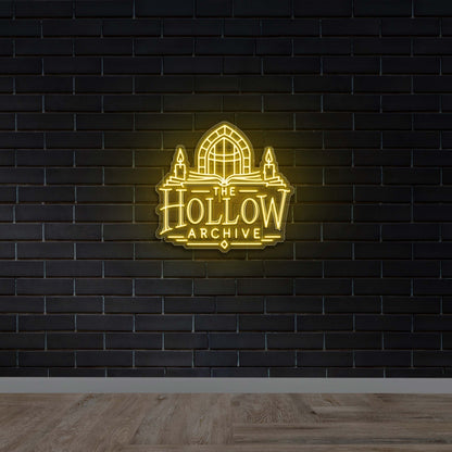 The Hollow Archive - Premium Neon Artwork