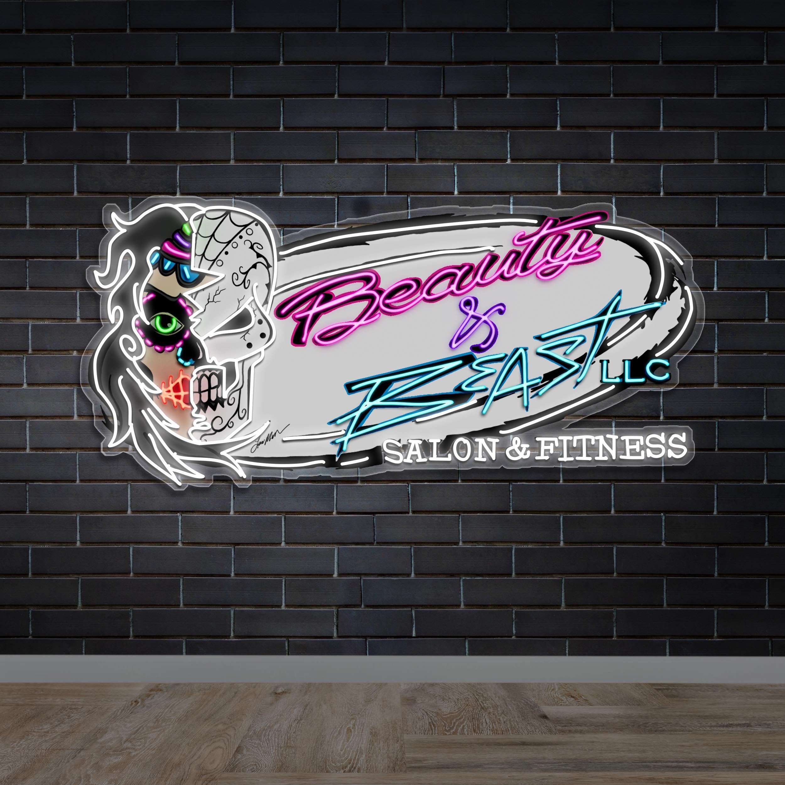 BEAUTY & BEAST LLC - Premium Neon Artwork