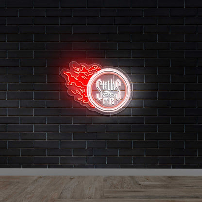 STELLAS CYCLES - Premium Neon Artwork