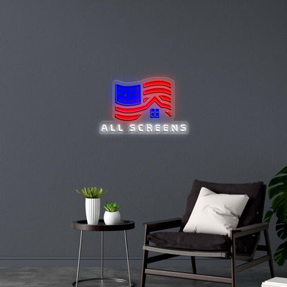 ALL SCREENS - Premium Neon Artwork