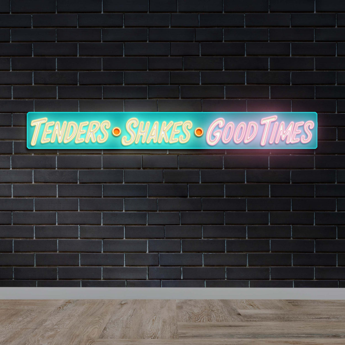 Tenders Shakes Good Times - Premium Neon Artwork