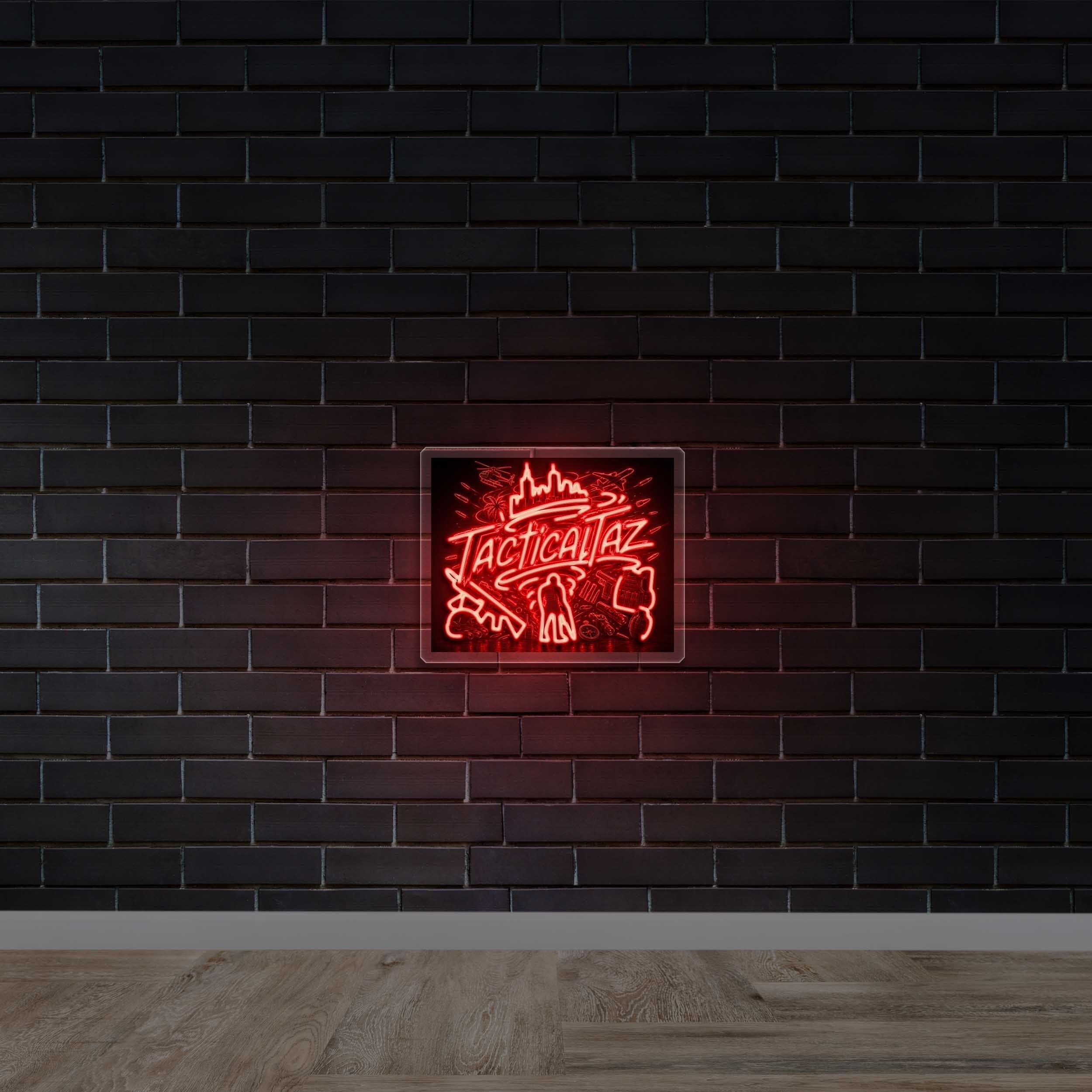 Tactical Taz - Premium Neon Artwork