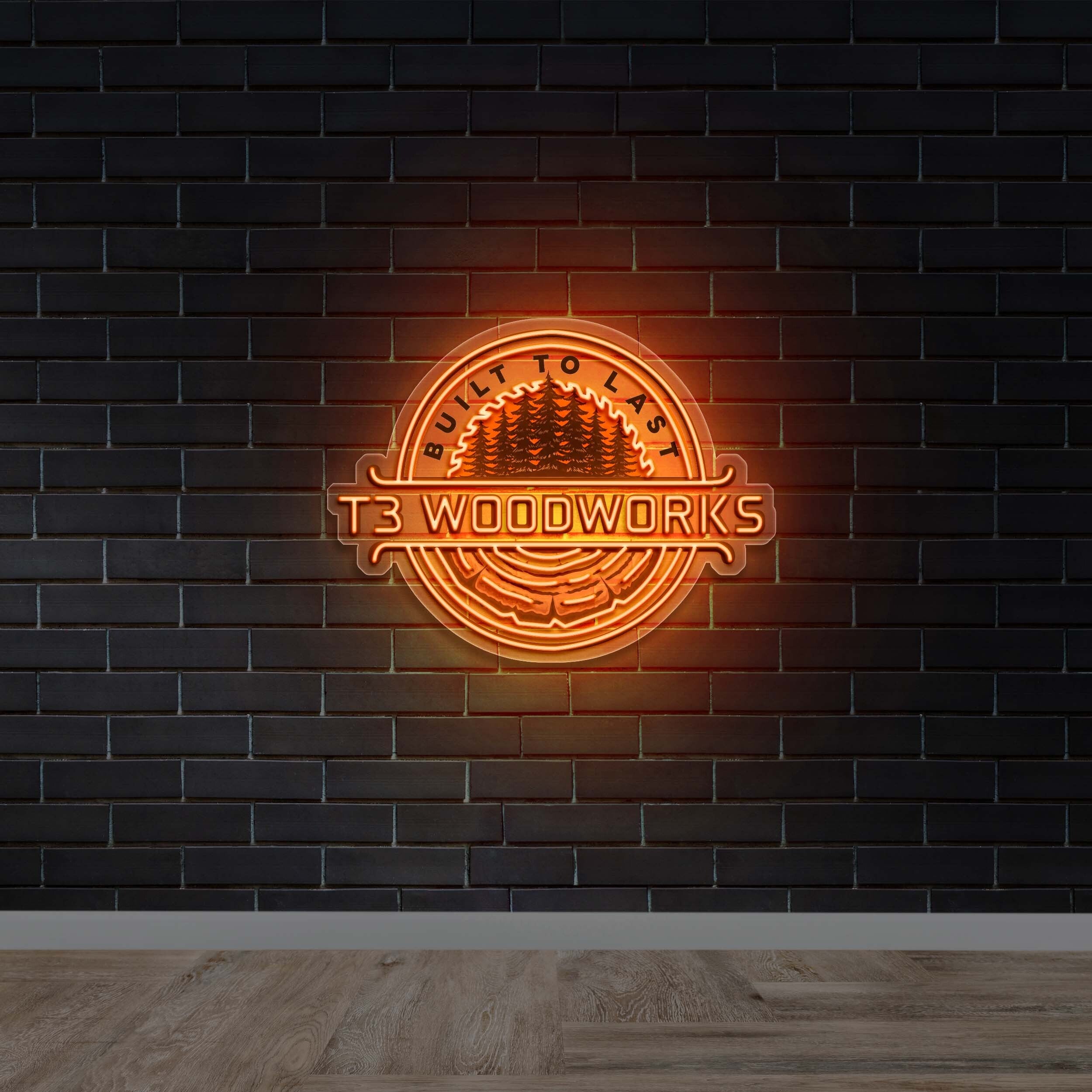T3 Woodworks - Premium Neon Artwork