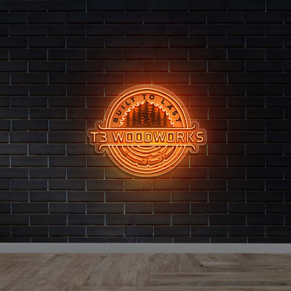 T3 Woodworks - Premium Neon Artwork