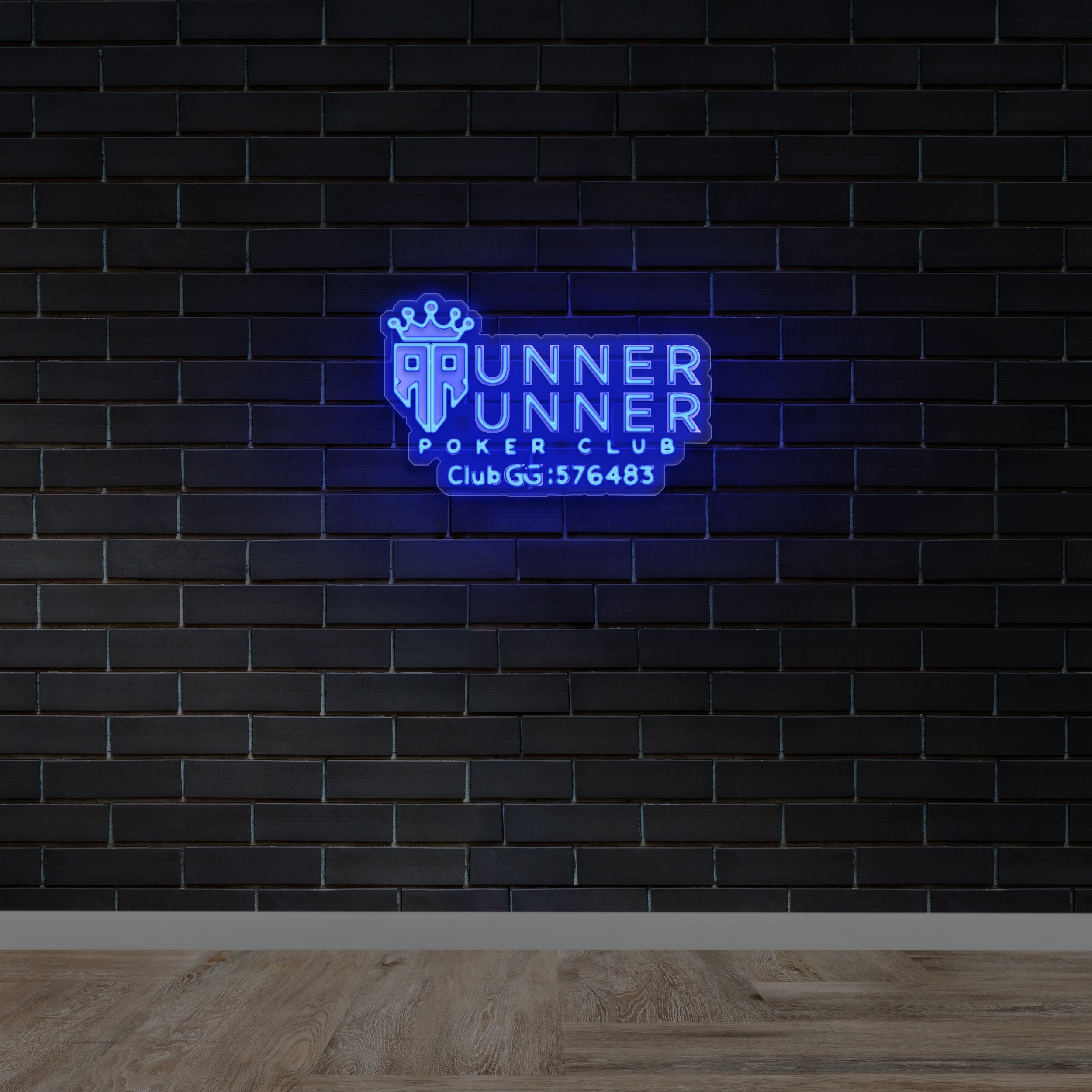 Runner Runner Poker Club - Premium Neon Artwork