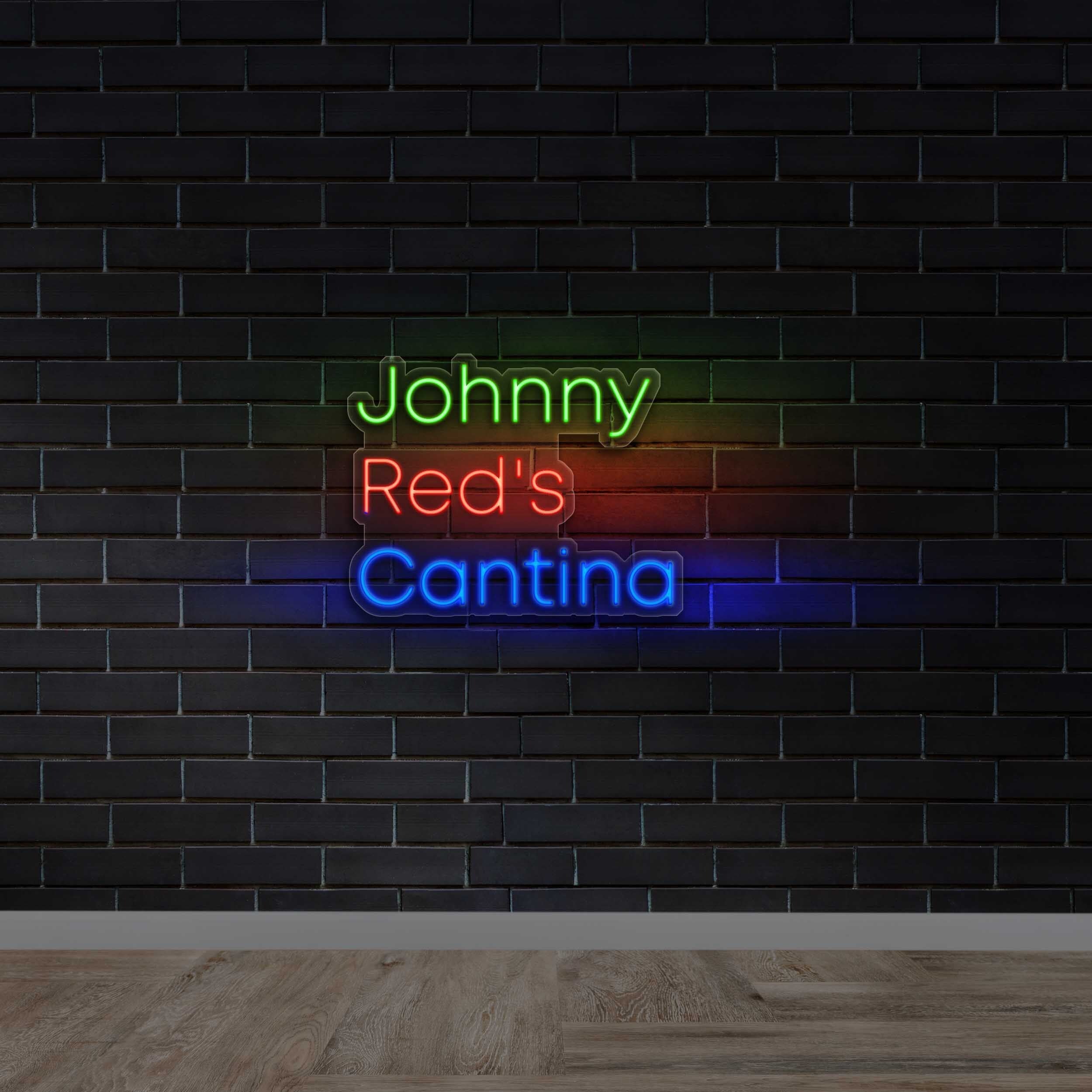 Johnny Red’s Cantina - Premium Neon Artwork
