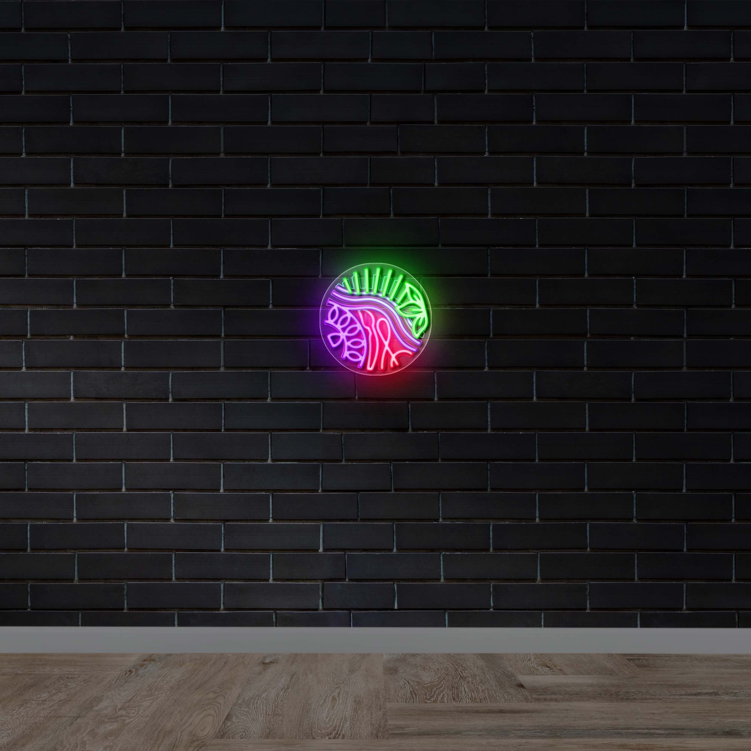 KARI’S COCOA LOGO ICON - Premium Neon Artwork
