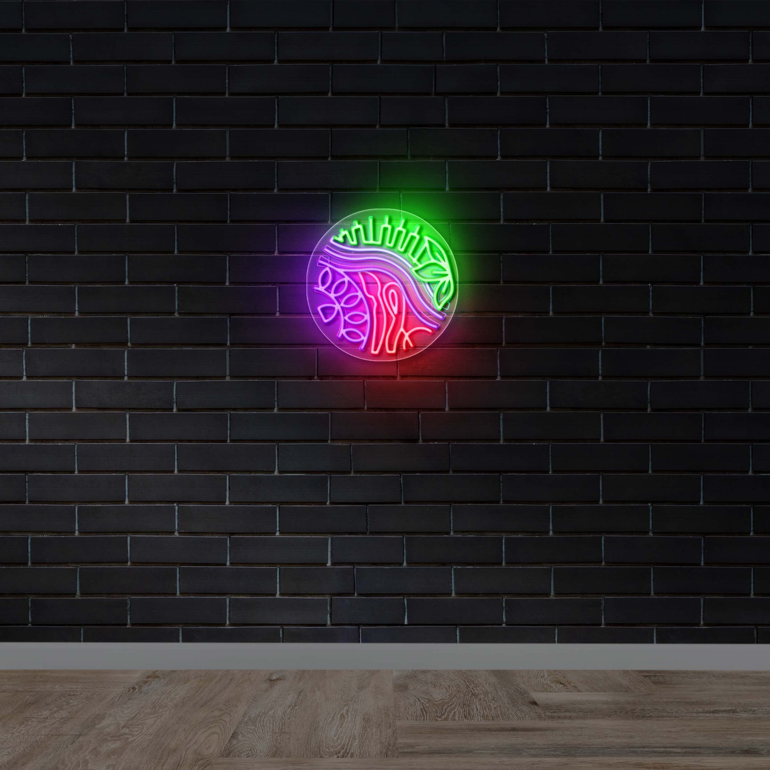 KARI’S COCOA LOGO ICON - Premium Neon Artwork