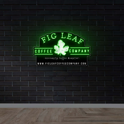 Fig Leaf - Premium Neon Artwork