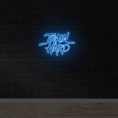 Train Hard - Gym LED Neon Sign