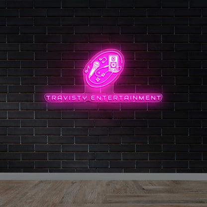 TRAVISTY ENTERTAINMENT - Premium Neon Artwork