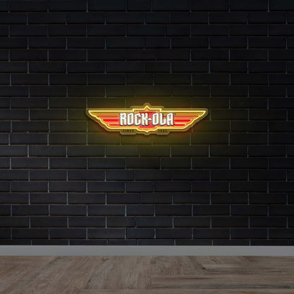 ROCK-OLA - Premium Neon Artwork