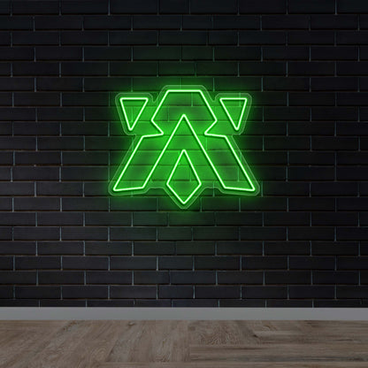 Geometric Star - Premium Neon Artwork