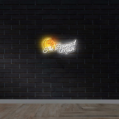 The Bronzed Moon - Premium Neon Artwork