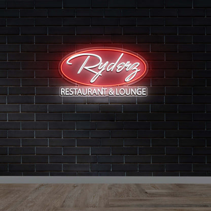 Ryderz Restaurant & Lounge - Premium Neon Artwork