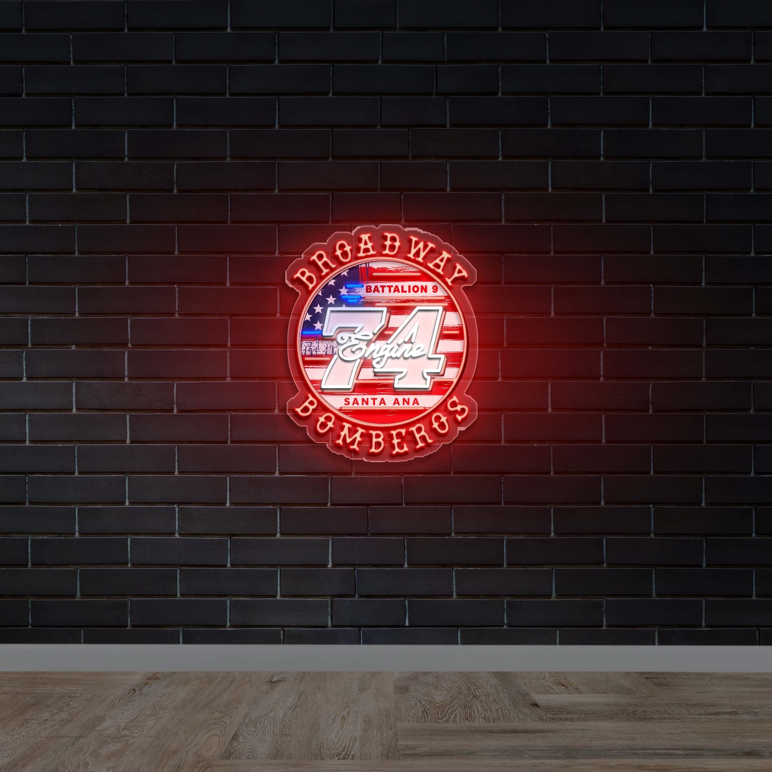Broadway Bomberos - Premium Neon Artwork