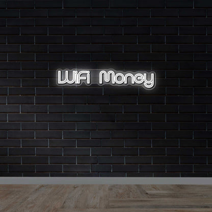 WIFI MONEY - Premium Neon Artwork