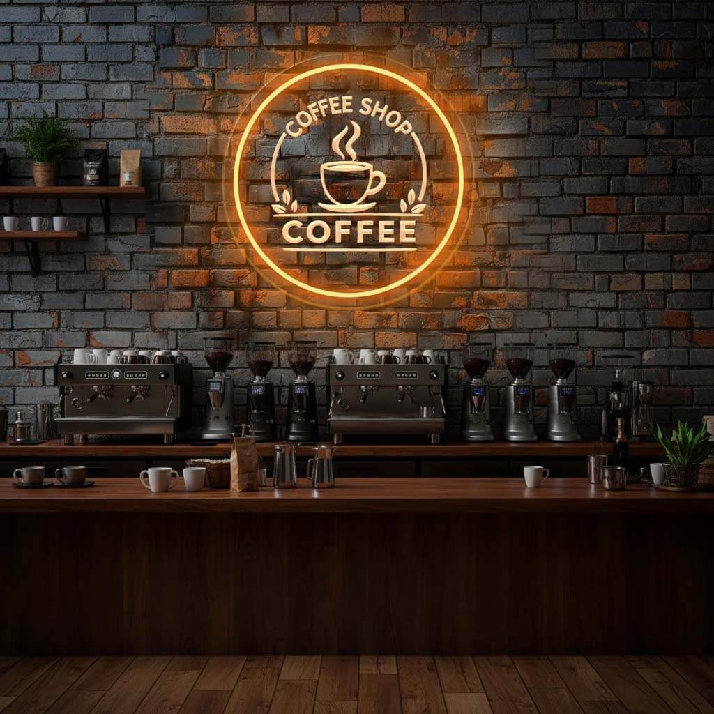 Vintage Coffee Shop LED Neon Sign