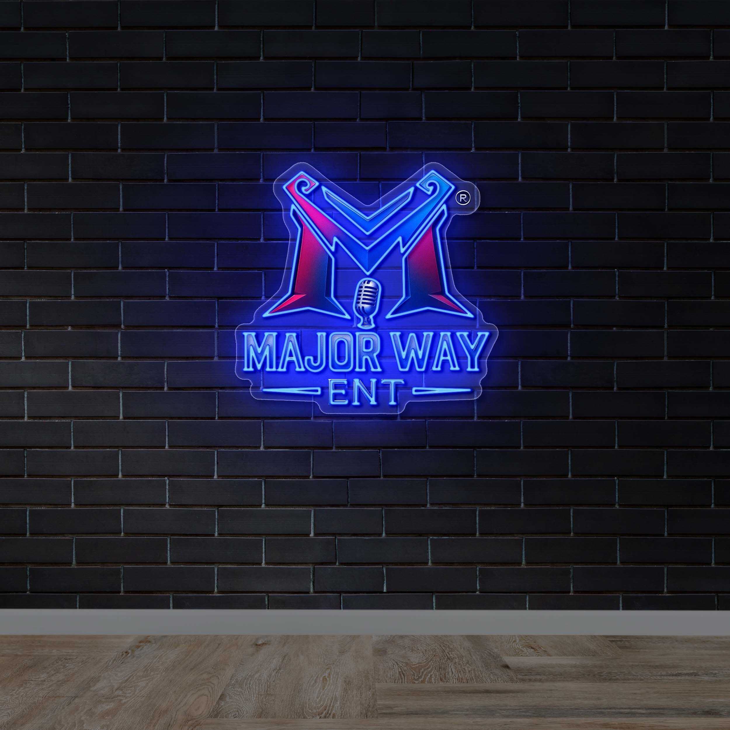 MAJOR WAY ENT - Premium Neon Artwork