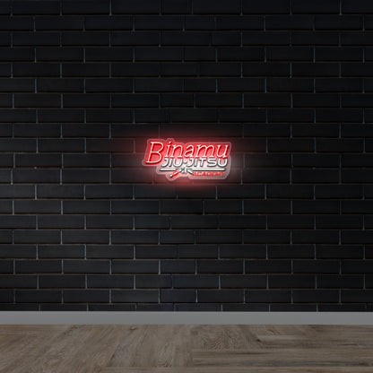 BINAMU Jiu-Jitsu - Premium Neon Artwork