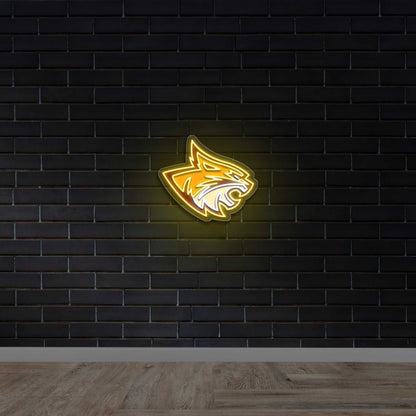 Wildcat logo - Premium Neon Artwork