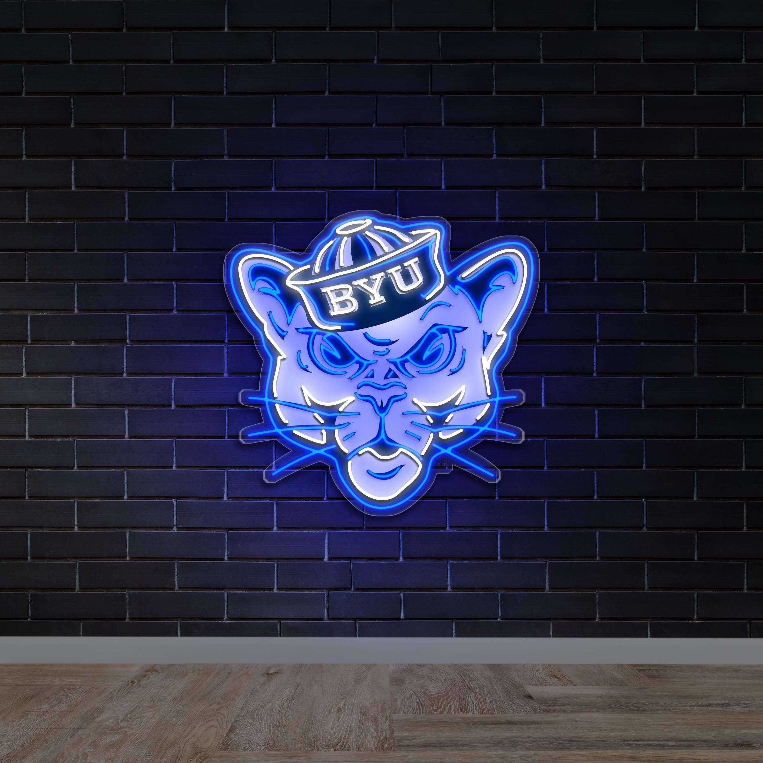BYU - Premium Neon Artwork