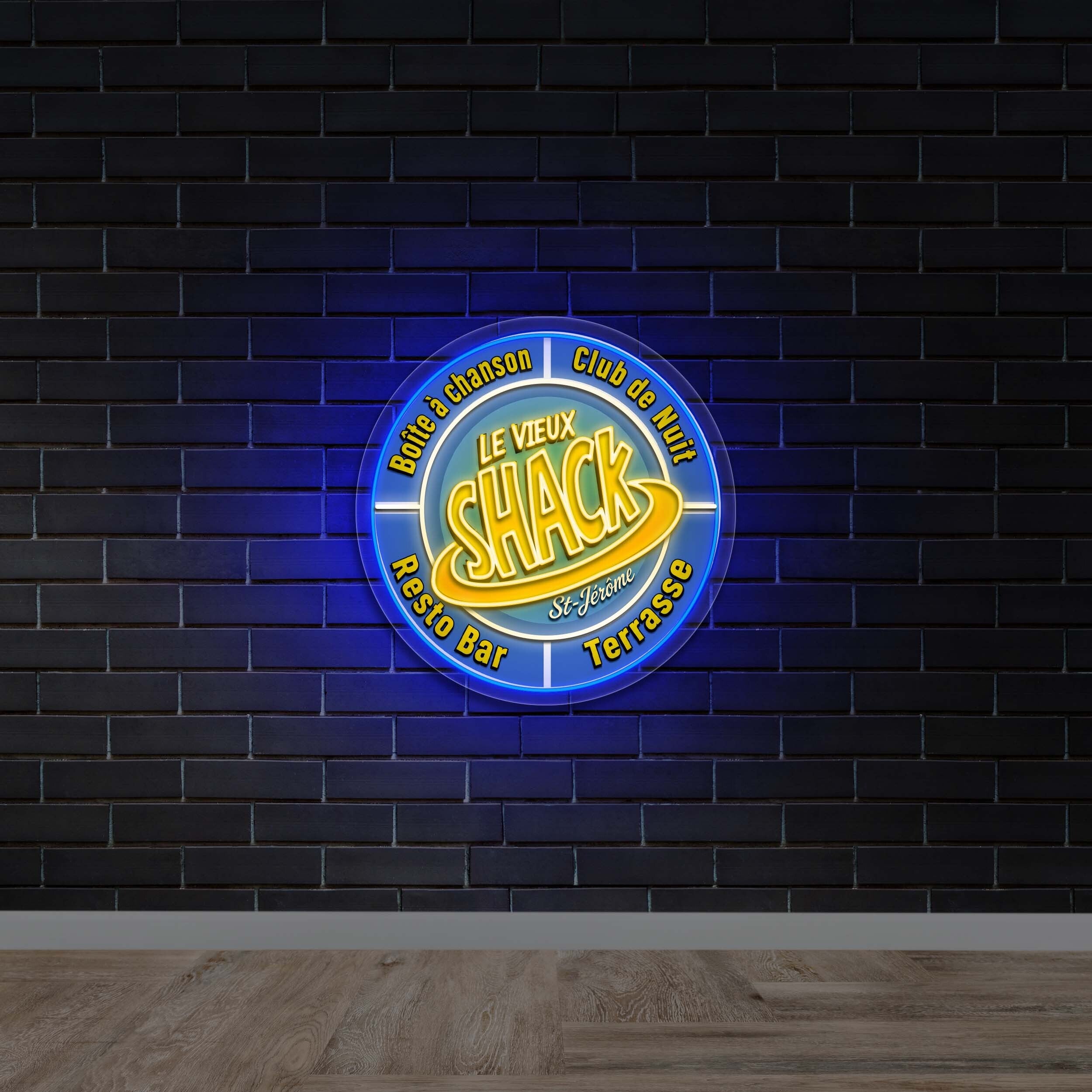 LE VIEUX SHACK - Premium Neon Artwork