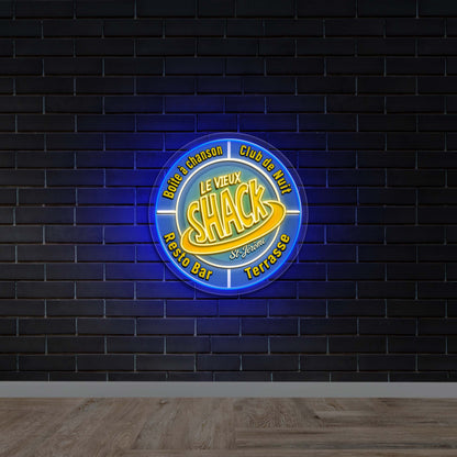 LE VIEUX SHACK - Premium Neon Artwork