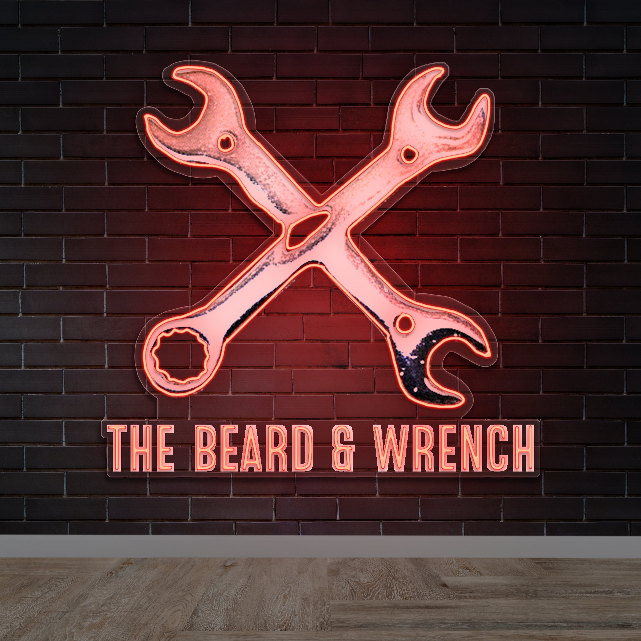 THE BEARD & WRENCH - Premium Neon Artwork