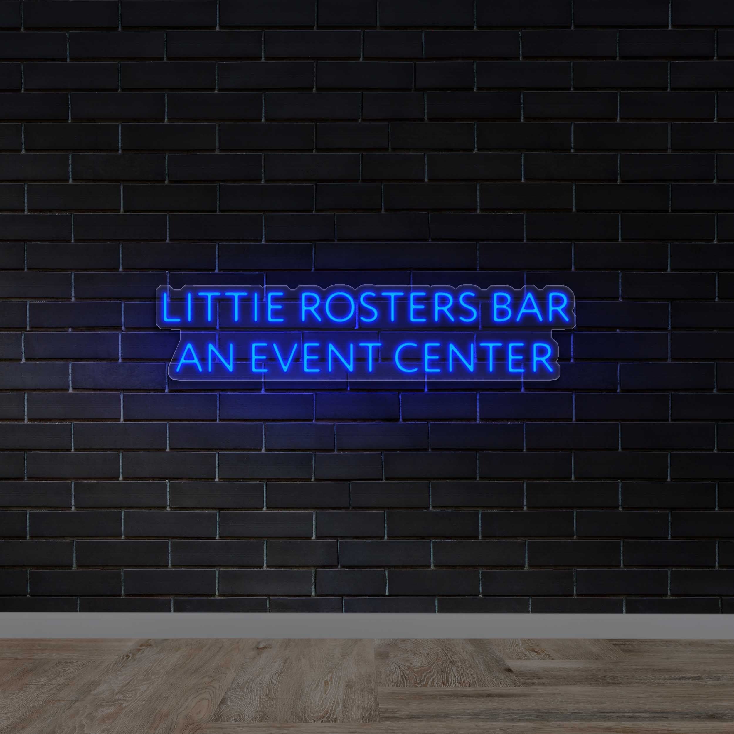LITTIE ROSTERS BAR - Premium Neon Artwork