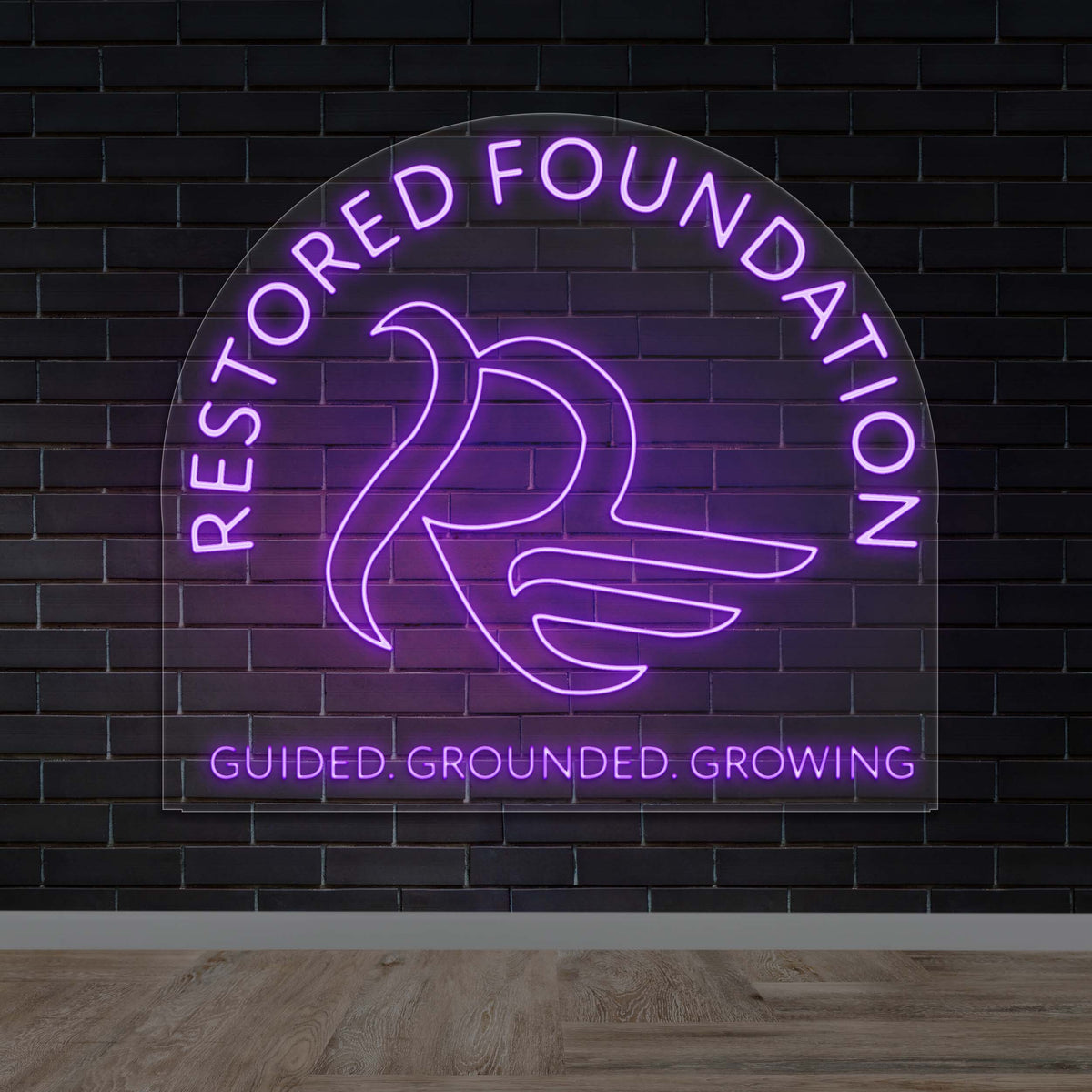 RESTORED FOUNDATION - Premium Neon Artwork