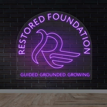RESTORED FOUNDATION - Premium Neon Artwork