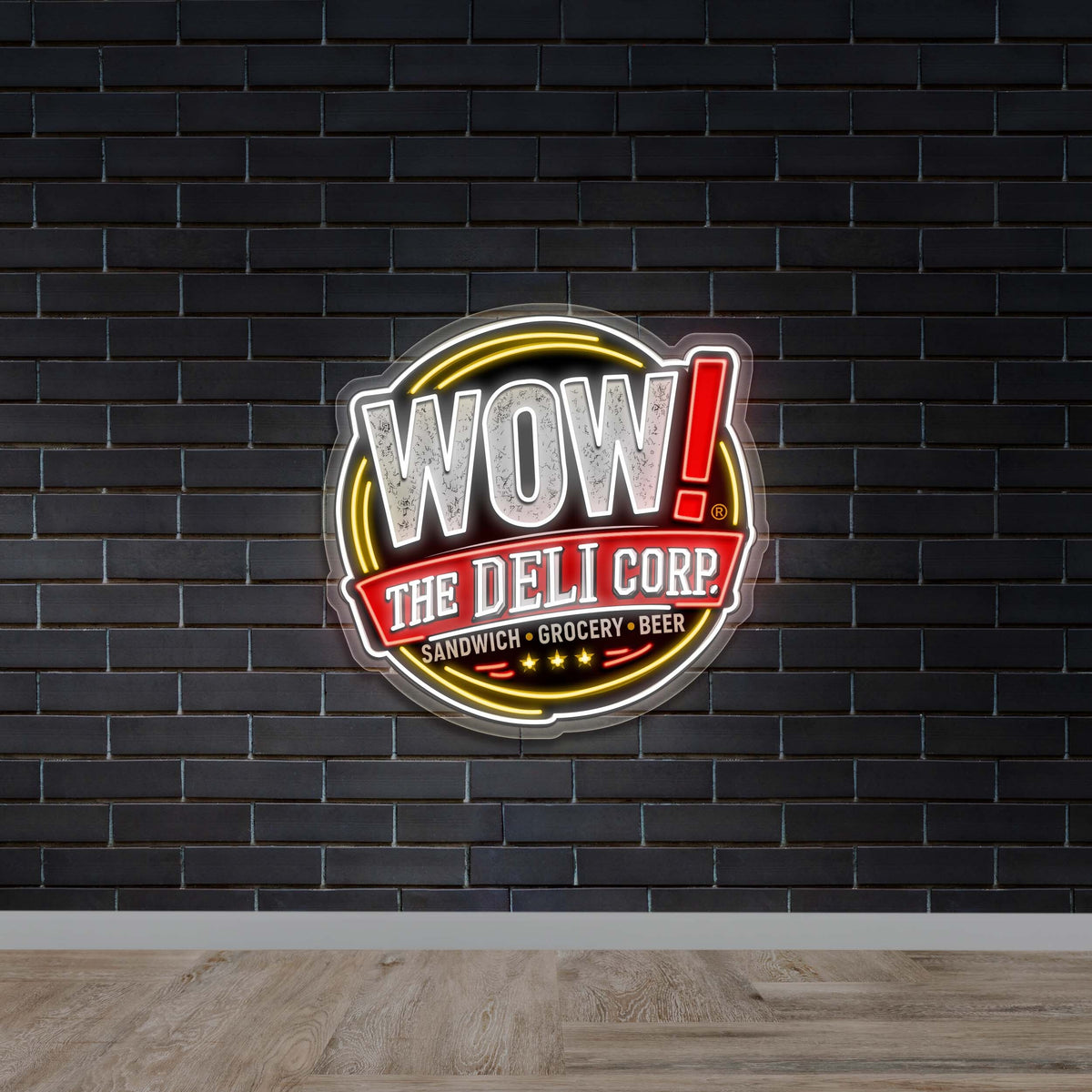 WOW! The Deli Corp. - Premium Neon Artwork