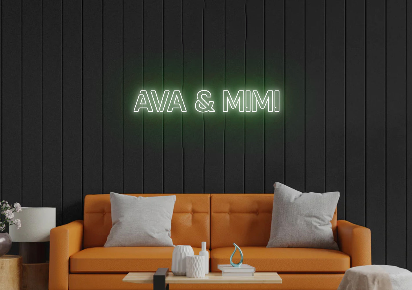Ava & Mimi - Premium Neon Artwork